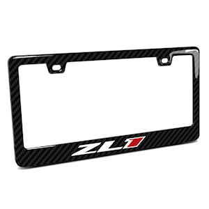 Carbon License Plate Frame for 2012-24 Chevy Camaro ZL1