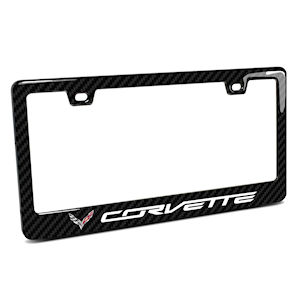 Carbon License Plate Frame for 2014-2019 Chevy Corvette