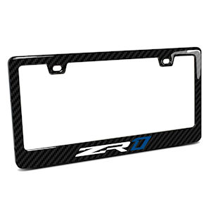 Carbon License Plate Frame for 18-19 Chevy Corvette ZR1