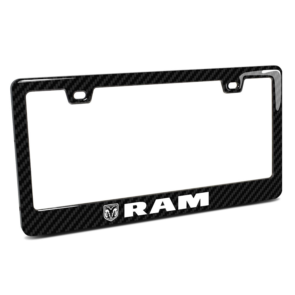 License Plate Frame (Carbon) 94-18 Dodge RAM