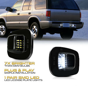 LED License Plate Illumination for 92-99 Chevy Suburban