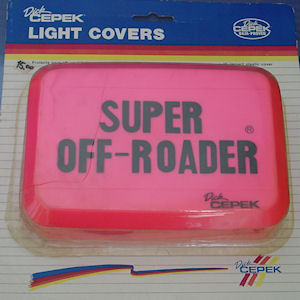 2x Covers for Super Off-Roader Lights from Dick Cepek