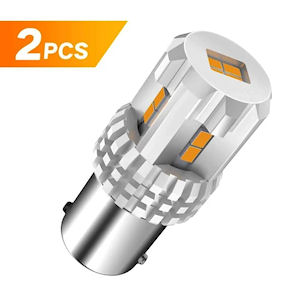 Auxito LED Light Bulbs 1157 Bay15d  Bayonet amber 2200K