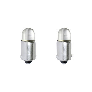 2x Eufab LED Light Bulbs 1895 Ba9s Bayonett (12V) white