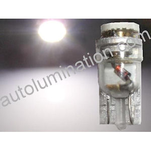 LED Light Bulb 194 High Flux with T10 Wedge Base white