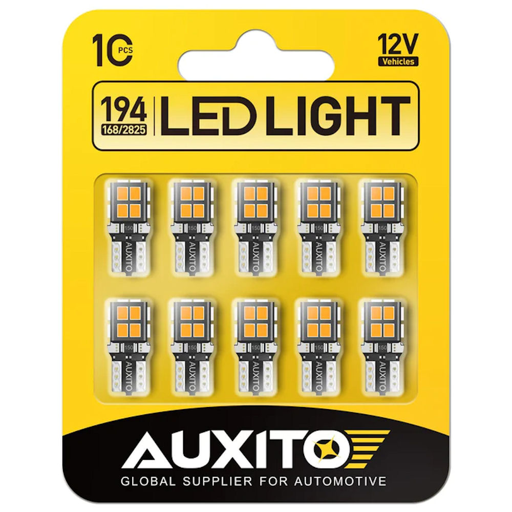Lighting - 194/T10 LED-14 SMD Canbus (amber) 10x