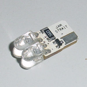 LED Light Bulb Type 194 Jam Strait with T10 Wedge Base