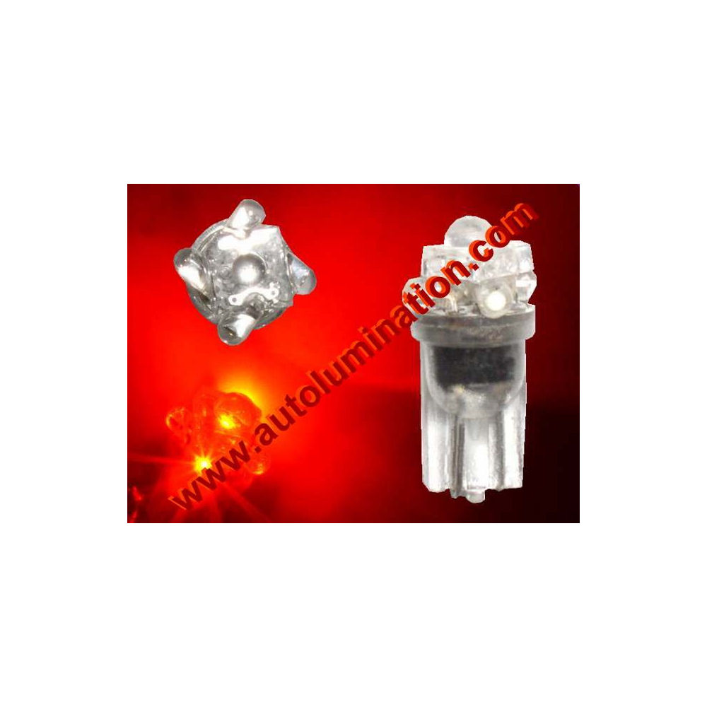 Lighting - 194/T10 LED-5 Piranha High-Flux (red) 1x
