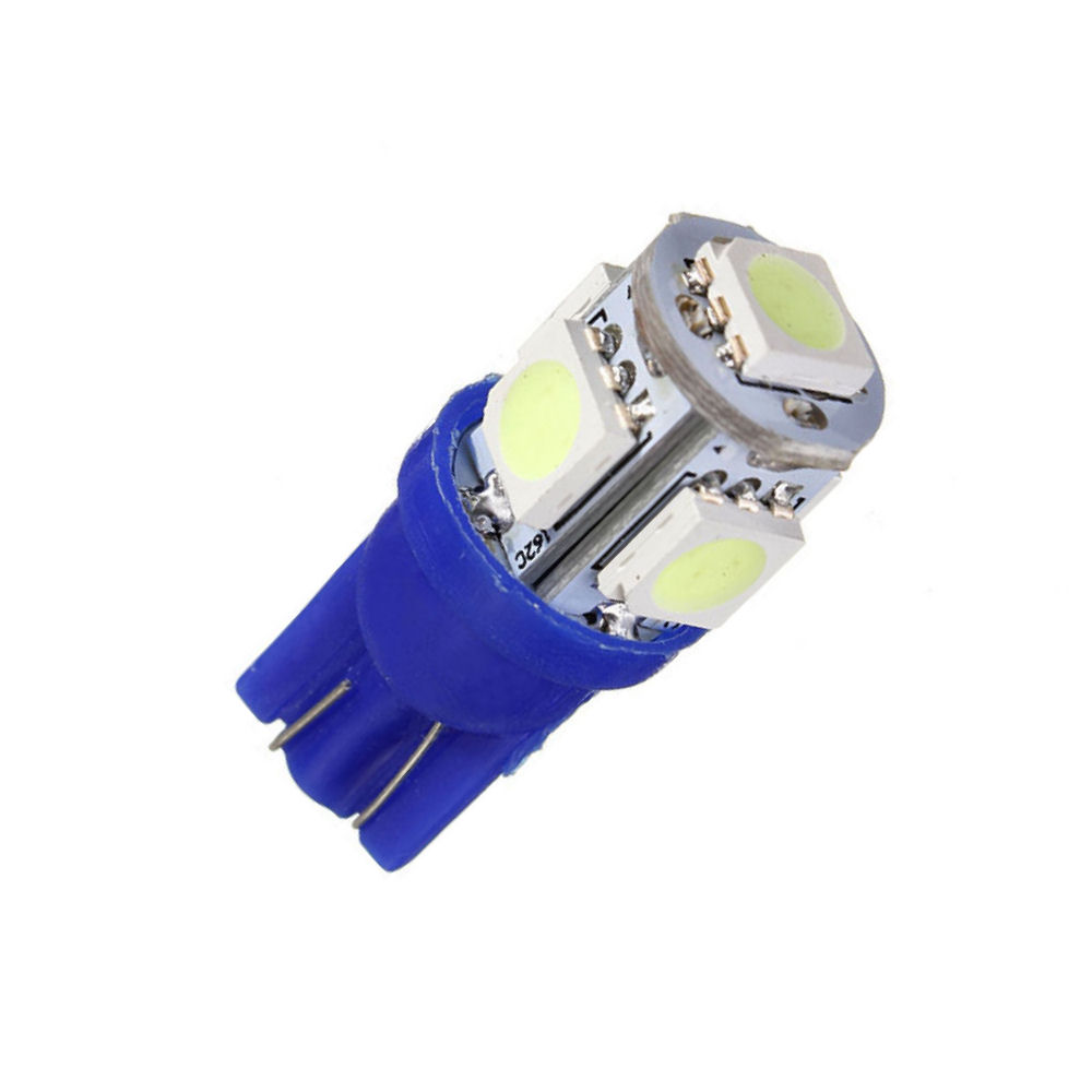 Lighting - 194/T10 LED-5 SMT SMD 5050 Bulb (blue) 1x