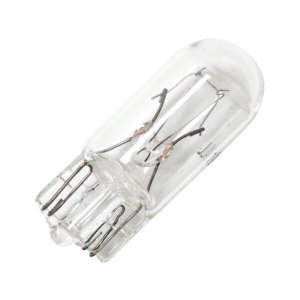 Clear Glass Light Bulb Type 194 W5W with Wedge Base T10