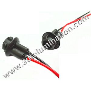 Light Bulb Socket and Wiring Harness for Type 194 (T10 Socket)