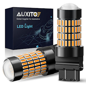 2x Auxito LED Light Bulbs 3157/T25 SMD 4014 (amber)