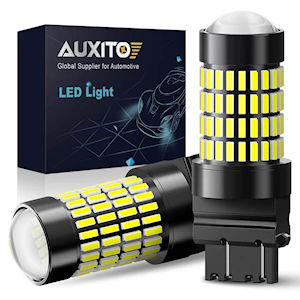 2x Auxito LED Light Bulbs 3157/T25 SMD 4014 (6000k)