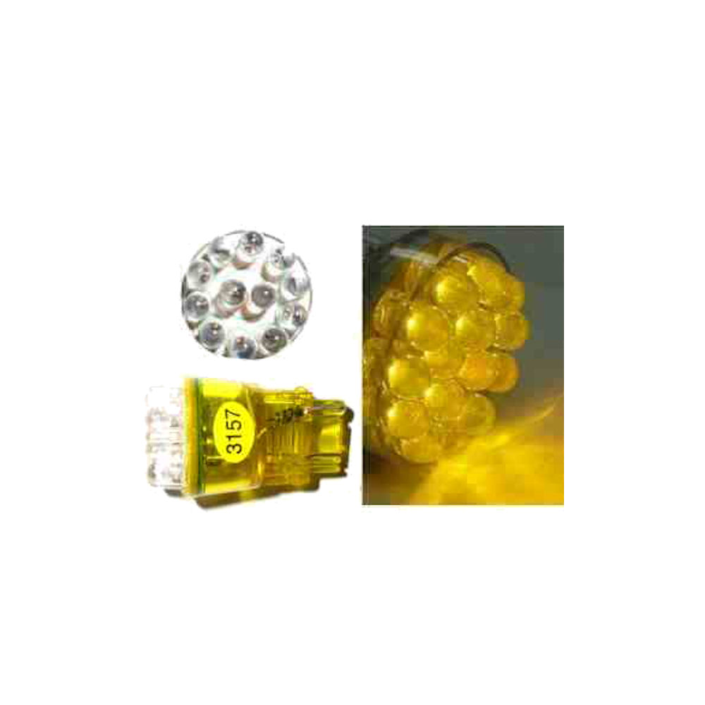 Lighting - 3157/T25 LED-12 Conventional Beam (amber) 1x
