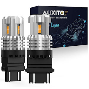 2x Auxito LED Light Bulbs 3157/T25 Cree 3020 (amber)