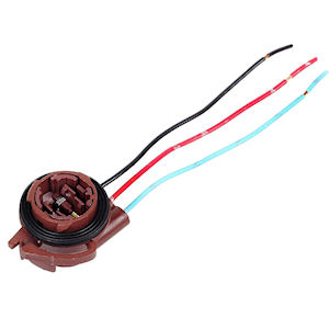 Light Bulb Socket and Wiring Harness for Type 3157 (T25