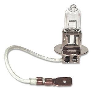 1x Headlight Bulb Type 3225/H3 Halogen PK22s 55W
