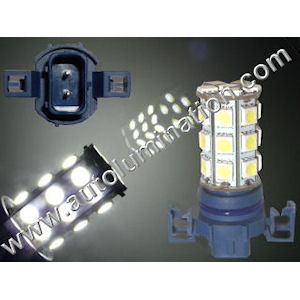 1x LED Fog Light Bulbs Type 5202/H16 SMD 5050 (white)