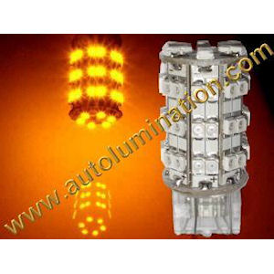 1x LED Light Bulb Type 7443/T20 LED SMT Tower (amber)