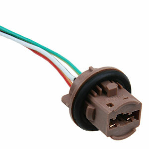 Light Bulb Socket and Wiring Harness for Type 7443 (T20 Socket)