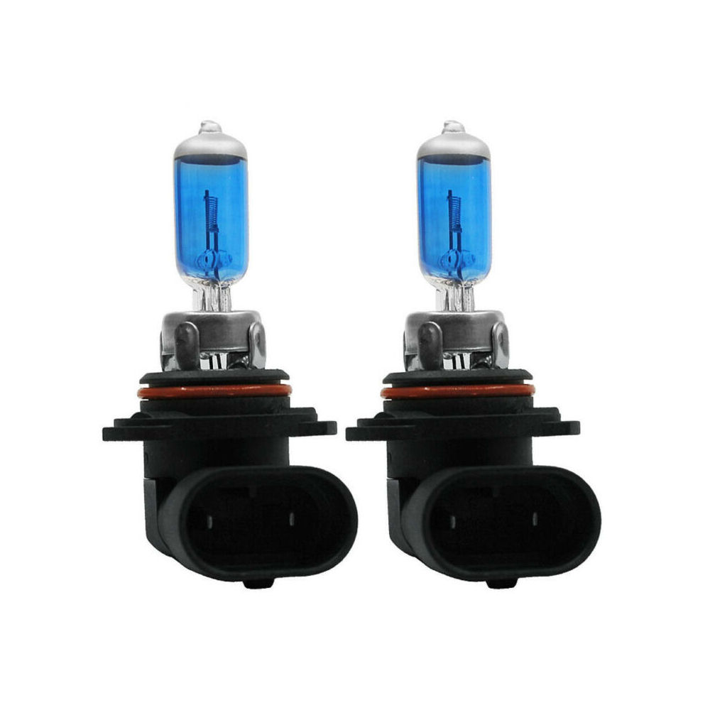2x Xenon Headlight Bulbs Type 9006 Hb4 80w With 6000k