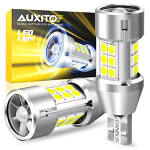 2x Auxito SMD LED Light Bulbs Type 921/T15 Canbus + Fan