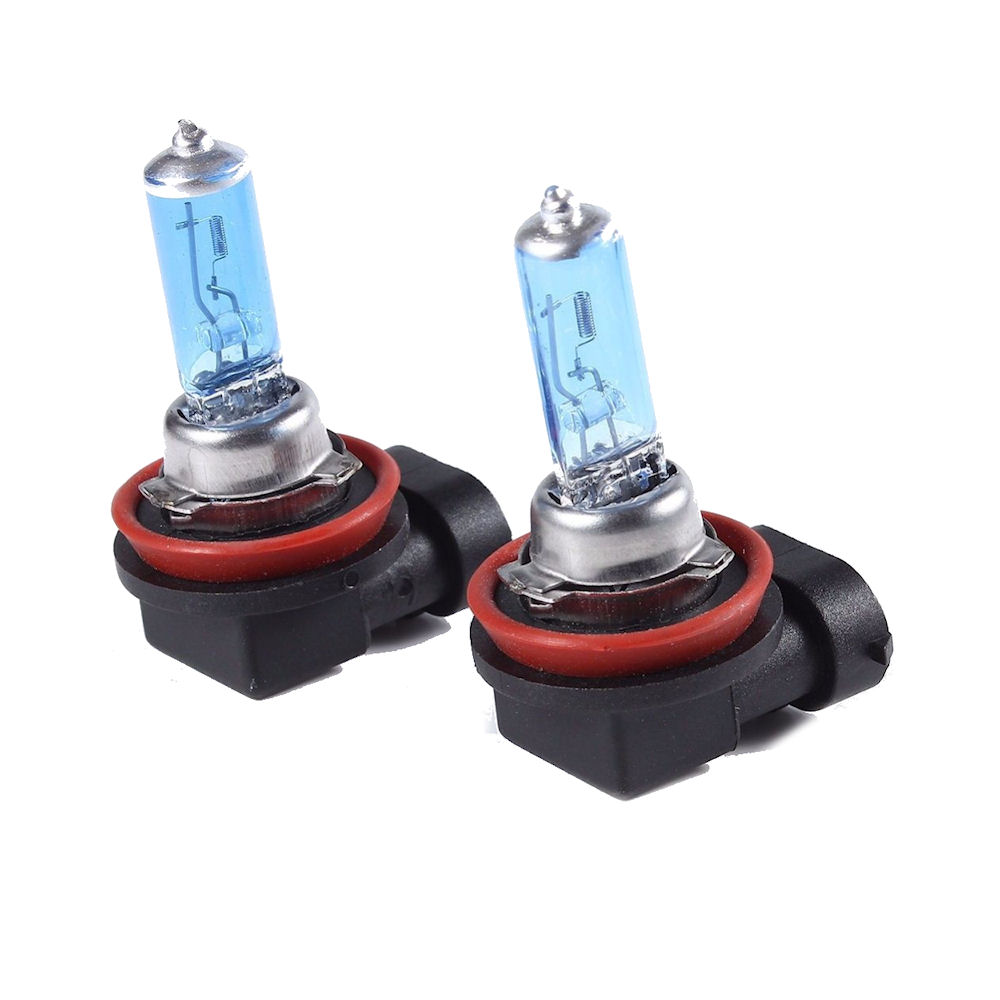 2x Xenon Headlight Bulbs Type H11 100W with 6000K