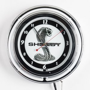 Wanduhr - SHELBY Super Snake Clock \(Neon\) 110V