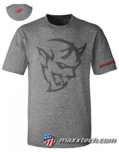 T-Shirt - Dodge SRT Demon \(XL\) hellgrau