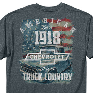 T-Shirt - Chevrolet Trucks Country \(L\) Denim Heather