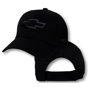 Baseball Kappe - Chevy Bowtie 3D Logo \(schwarz\)