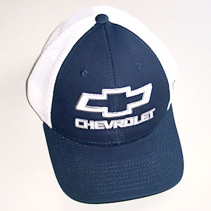 Baseball Kappe - Chevrolet Bowtie \(blau/wei�\)