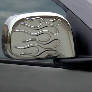 APG Flames Side Mirror Covers for 2002-2008 RAM Trucks