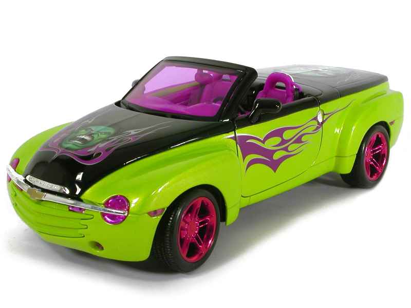 Modellauto - 2004 Chevy SSR (Marvel Hulk) 1/18
