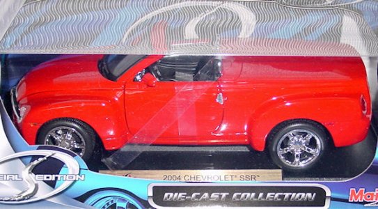 Modellauto von Maisto lizenziert von GM 2004 Chevy SSR 