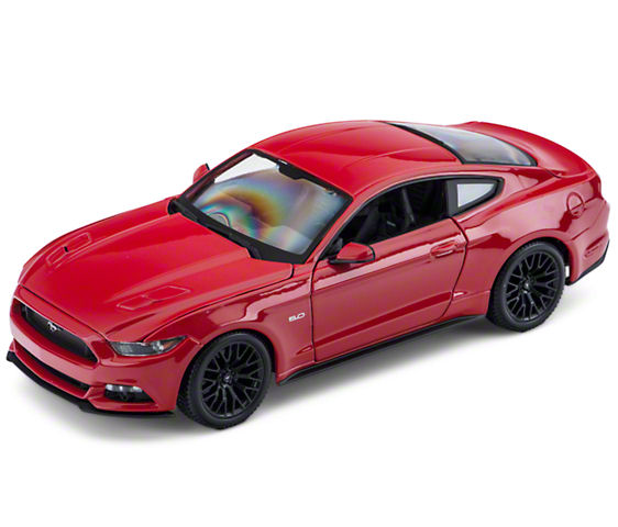Modellauto - 2015 Ford Mustang GT (rot) 1/18