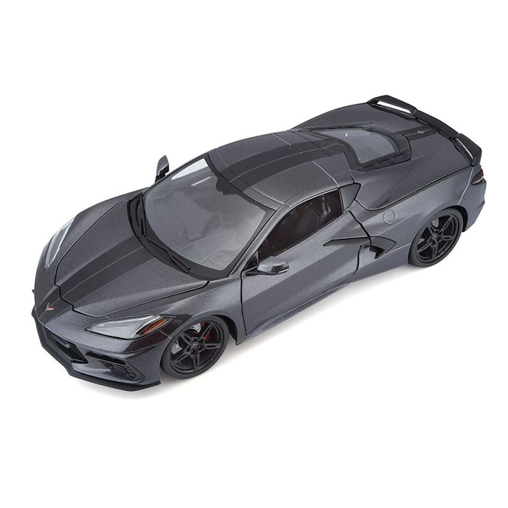 Modellauto - 2020 Chevy Corvette Stingray (schwarz) 1/18
