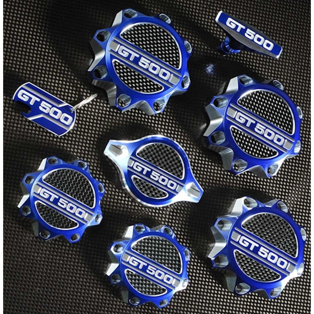 Motordeckel-Set Karbon (blau) 07-09 Shelby GT500