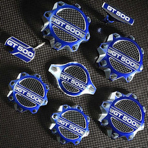 Aluminium Motor-Deckel Set von Shelby für 2007-2009 Ford Shelby GT500 Aluminium Motor-Deckel Set von Shelby für 2007-2009 Ford Shelby GT500