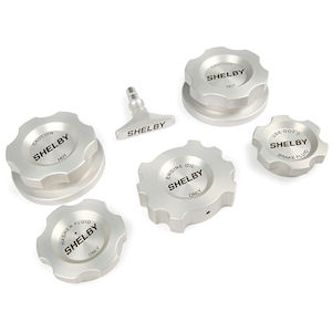 Aluminium Motor-Deckel Set von Shelby für 2010-2014 Ford Shelby GT500 Aluminium Motor-Deckel Set von Shelby für 2010-2014 Ford Shelby GT500