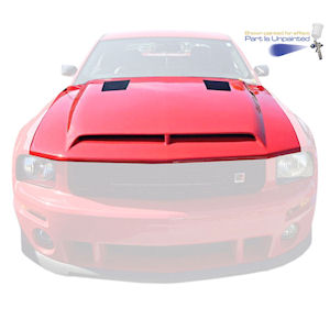 A53 Fiberglas Ram Air Motorhaube für 05-09 Ford Mustang A53 Fiberglas Ram Air Motorhaube für 05-09 Ford Mustang