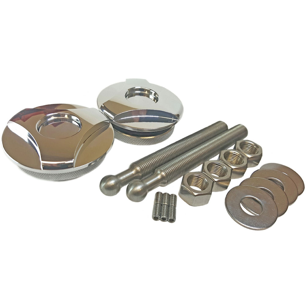 Motorhaubensicherung Twist Lock (poliert) QL50