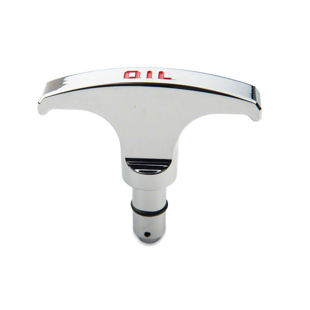 Motor�l Messstab-Griff Aluminium (Chrom) 05-23 Mustang GT