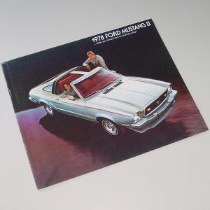 Neuwagenprospekt vom 1978 Ford Mustang II Coupe/Cabrio Neuwagenprospekt vom 1978 Ford Mustang II Coupe/Cabrio