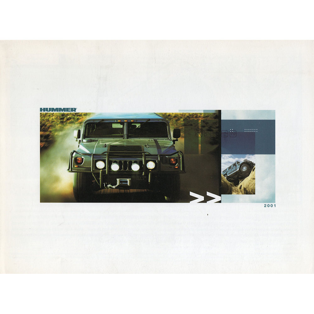 Neuwagenprospekt - 2001 Hummer H1 (englisch)