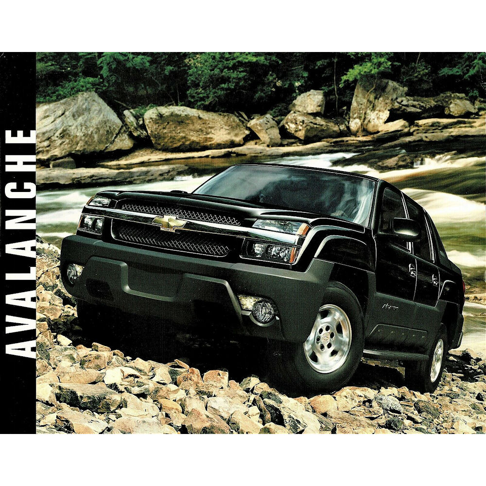 Neuwagenprospekt - 2003 Chevy Avalanche (englisch) USA