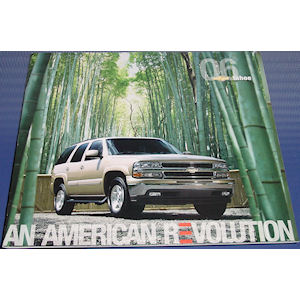 GM Neuwagenprospekt vom 2006 Chevrolet Tahoe SUV GMT820 GM Neuwagenprospekt vom 2006 Chevrolet Tahoe SUV GMT820