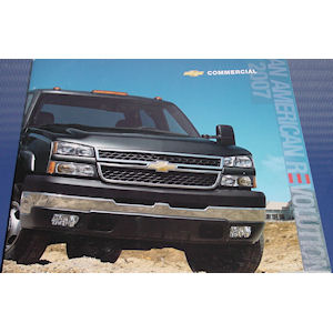 GM Neuwagenprospekt vom 2007 Chevrolet Silverado Commercial Truck GM Neuwagenprospekt vom 2007 Chevrolet Silverado Commercial Truck