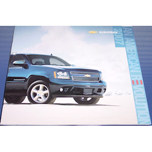 GM Neuwagenprospekt vom 2007 Chevrolet Suburban SUV (GMT900) GM Neuwagenprospekt vom 2007 Chevrolet Suburban SUV (GMT900)