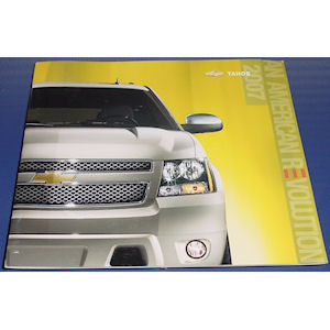 GM Neuwagenprospekt vom 2007 Chevrolet Tahoe SUV GMT900 GM Neuwagenprospekt vom 2007 Chevrolet Tahoe SUV GMT900